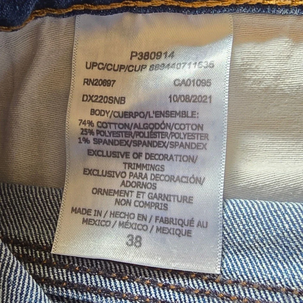 Dickies FLF Carpenter Denim Shorts Men 38 Blue Workwear Utility Stretch DX220SNB